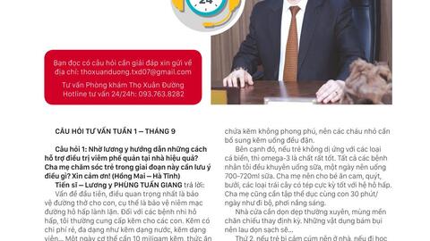 SKCĐ - Chuyên mục alo lương y Phùng Tuấn Giang xin nghe số Chào mừng Quốc khánh 2/9
