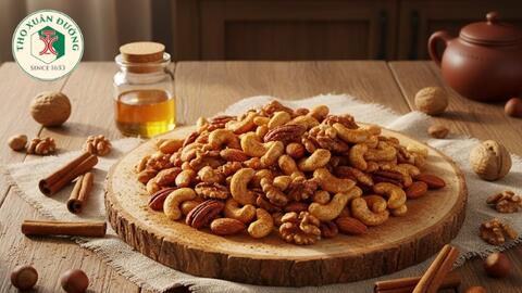 Công thức làm các loại hạt tẩm gia vị thơm ngon, tốt cho sức khỏe và dễ làm