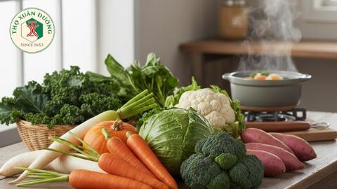 Các loại rau mùa đông tốt cho sức khỏe