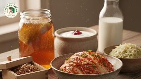 Lợi ích sức khỏe của thực phẩm lên men