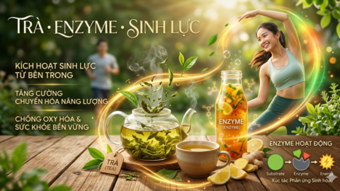 Trà, enzyme và sinh lực