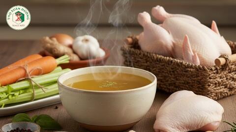 Cách làm nước hầm xương gà thơm ngon và bổ dưỡng